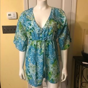 Lily Pulitzer swim cover